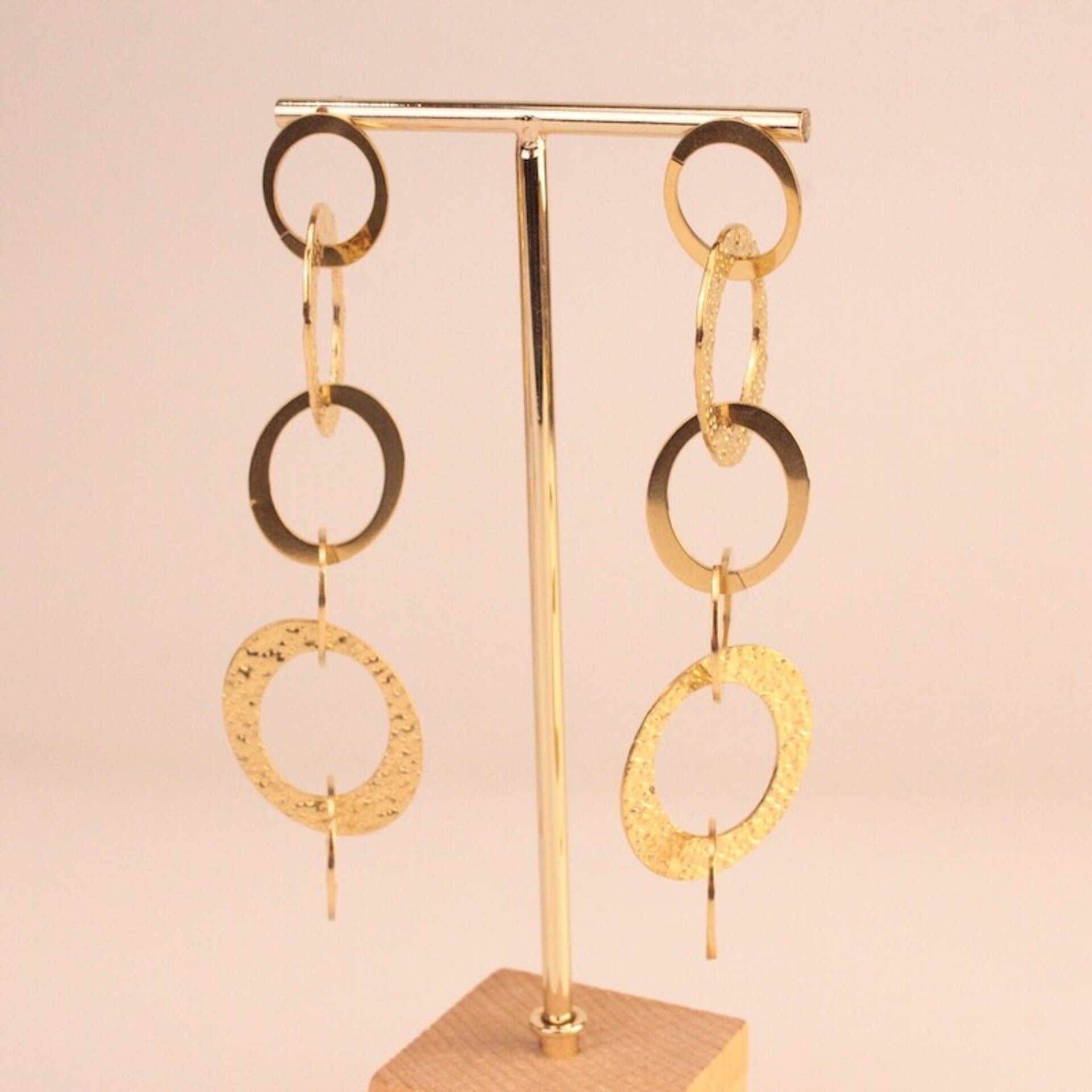 Pendientes Loops Oro - 5