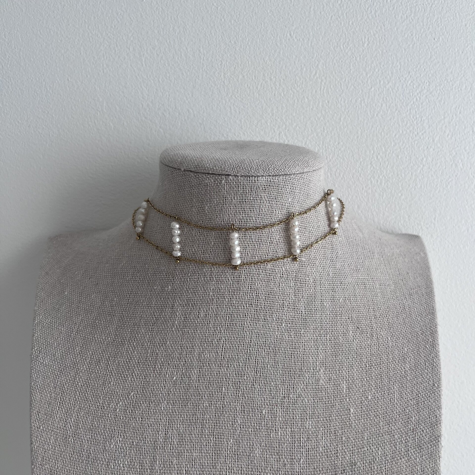 Collar Choker Perlas - 6